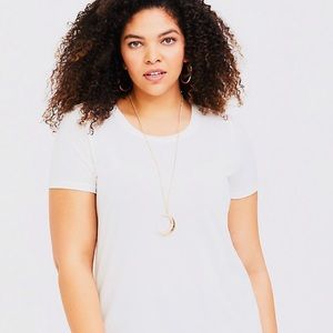 Torrid Crepe Crew Neck Tee